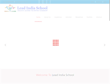 Tablet Screenshot of leadindiaschool.com